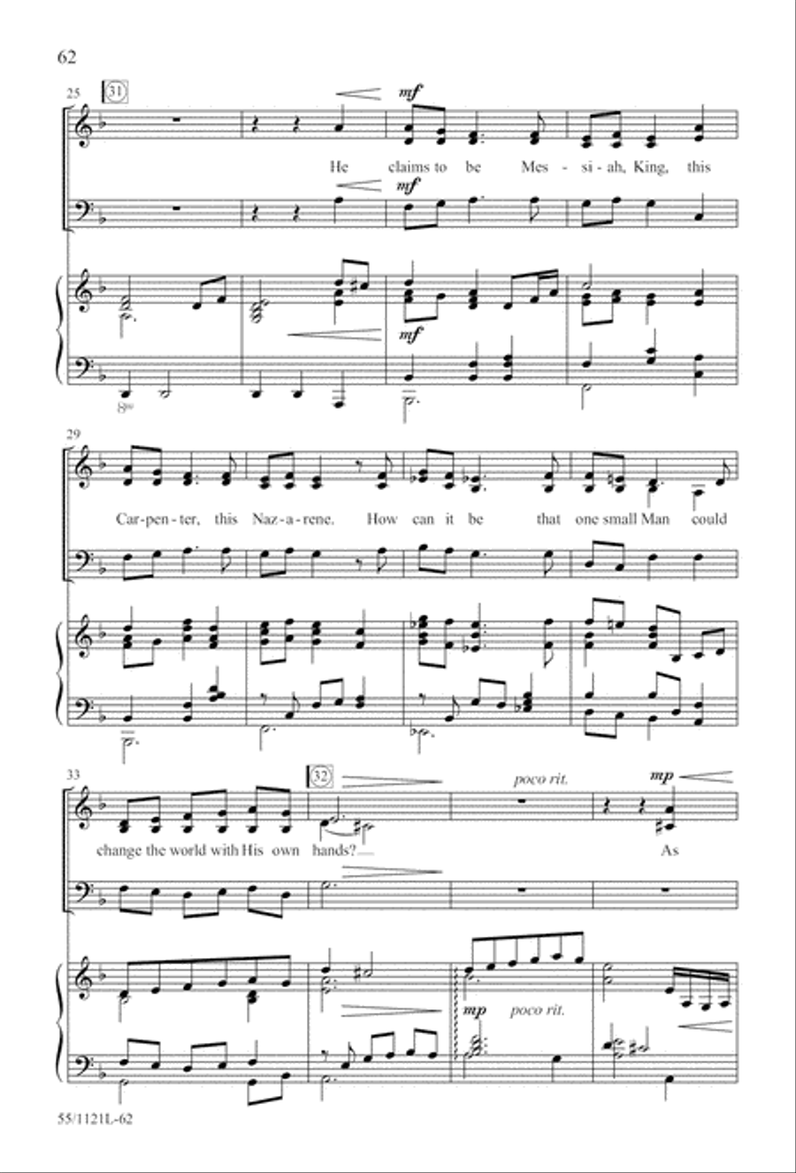 Touched by the Christ Touched by the Christ 3-Part scores gallery preview page 63