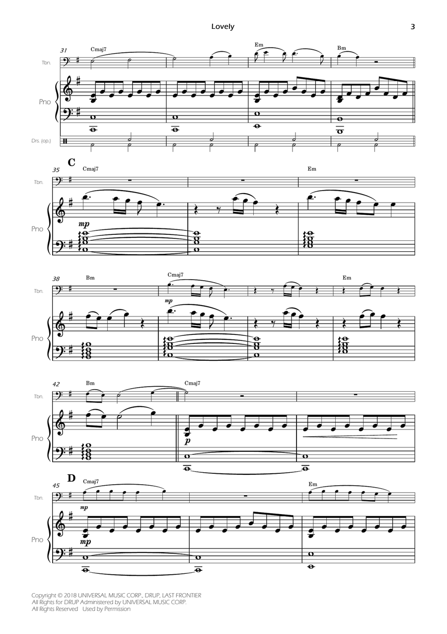Lovely Piano scores gallery preview page 5