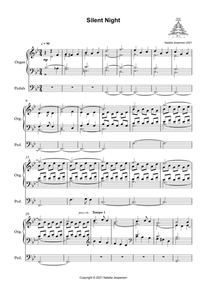 Silent Night (Five Pieces for Organ)