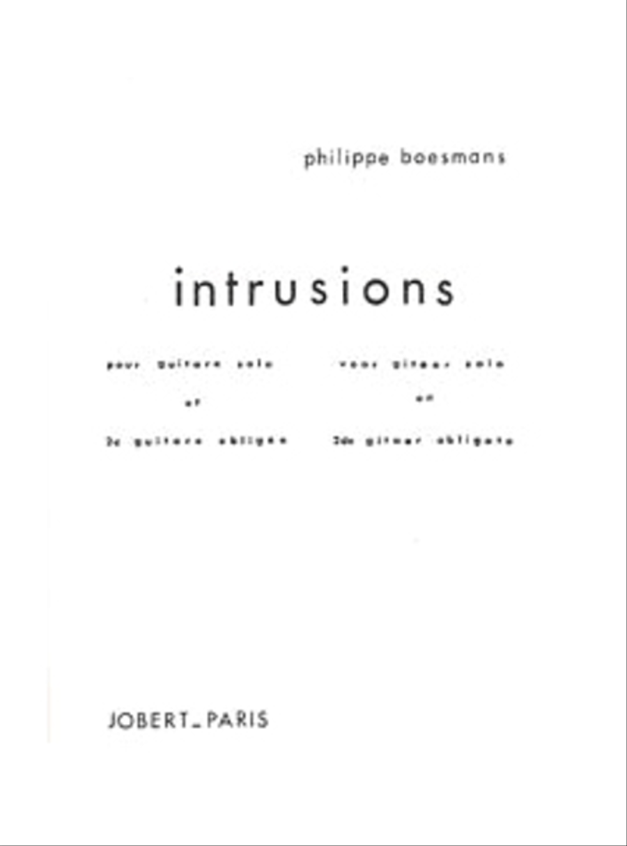 Intrusions Acoustic Guitar scores gallery preview page 1