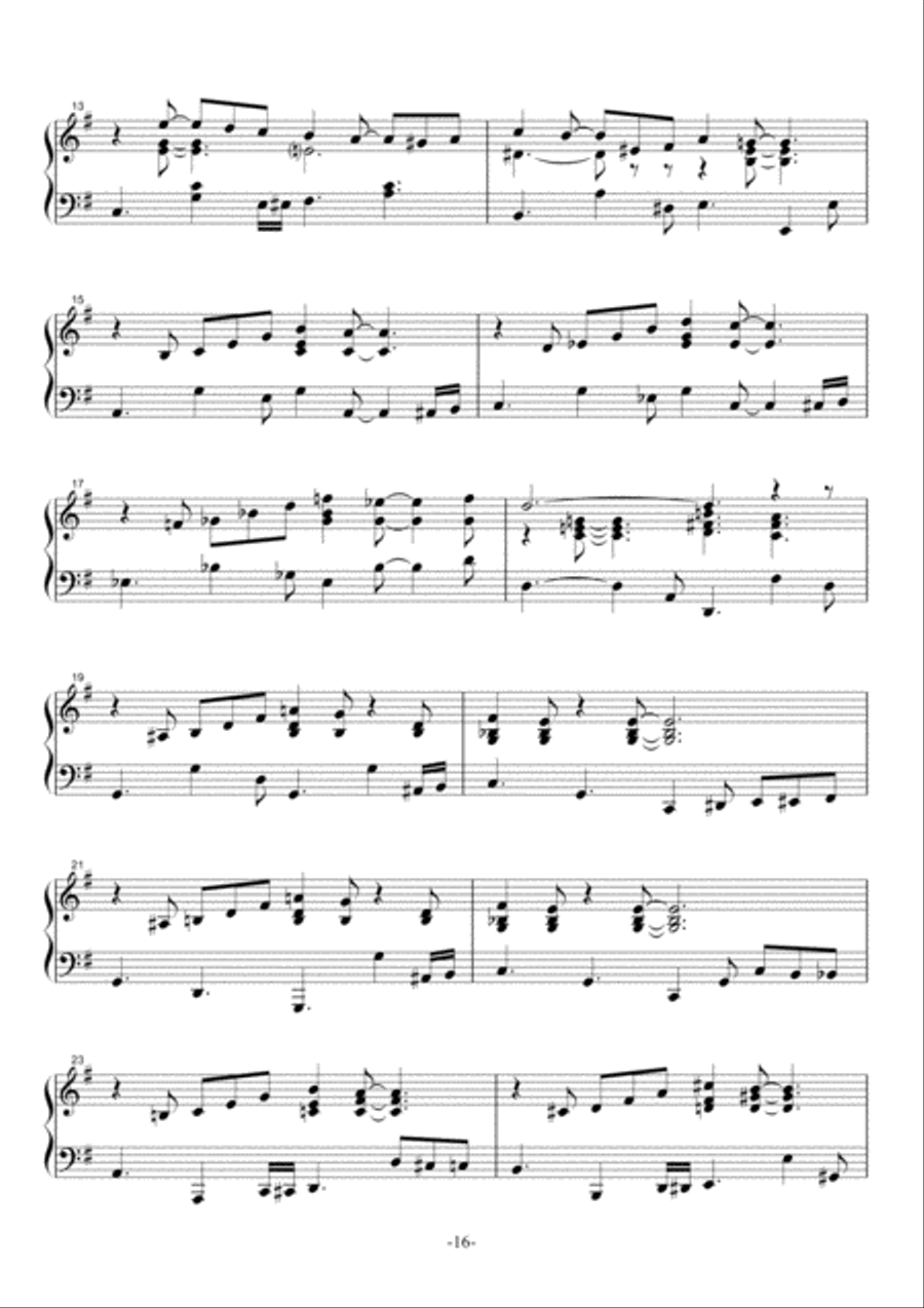 Shapes of a Dream No.61, G major, Op.62 No.9 Piano Solo scores gallery preview page 3