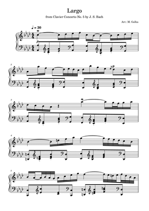 Largo f-minor BWV 1056