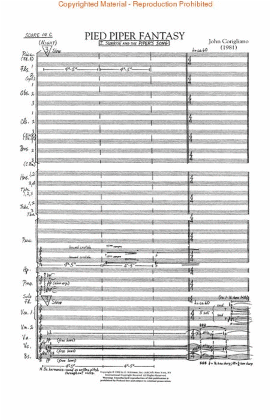Pied Piper Fantasy Orchestra scores gallery preview page 2
