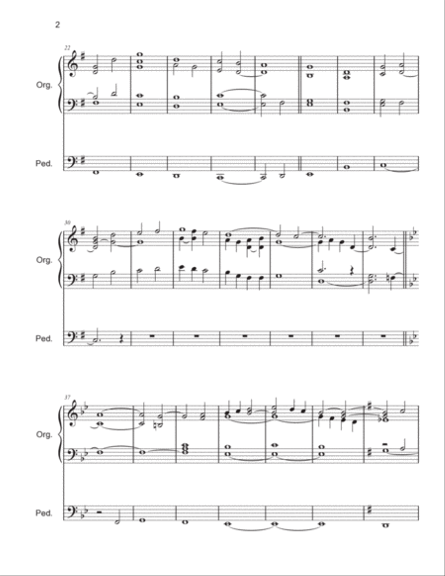 Christ Upon The Mountain for organ by Mark Andersen Organ Solo scores gallery preview page 3