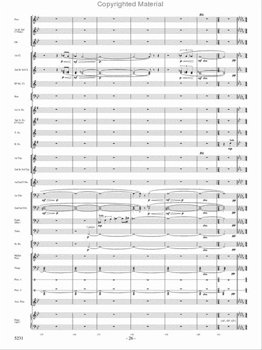 Pilatus: Mountain of Dragons Concert Band scores gallery preview page 24