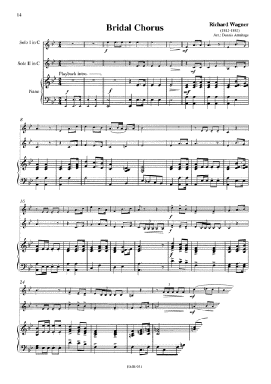 Wedding Music Brass Ensemble scores gallery preview page 7