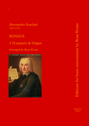 A. Scarlatti: Sonata (3 trumpets and organ) - Score Only