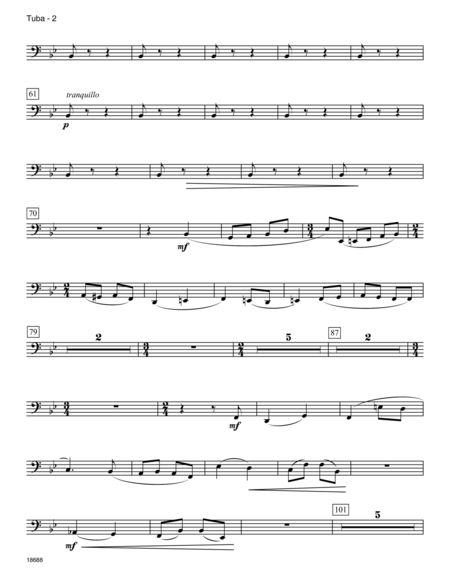 Andante Cantabile (from String Quartet No. 1, Op. 11) - Tuba