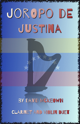 Book cover for Joropo de Justina, for Clarinet and Violin Duet
