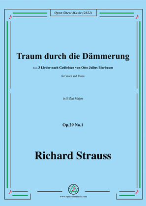 Richard Strauss-Traum durch die Dämmerung,in E flat Major