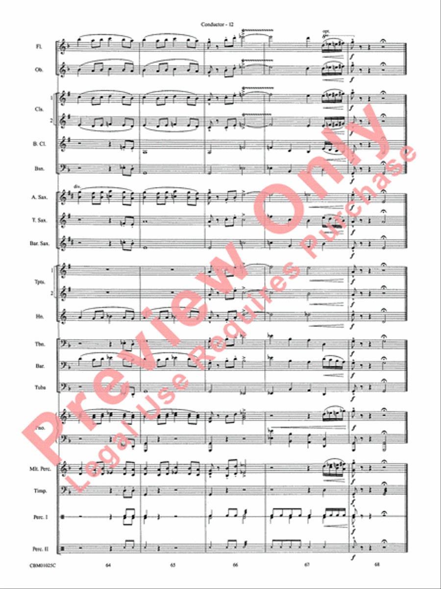 Hedwig's Theme - Cb Concert Band scores gallery preview page 15