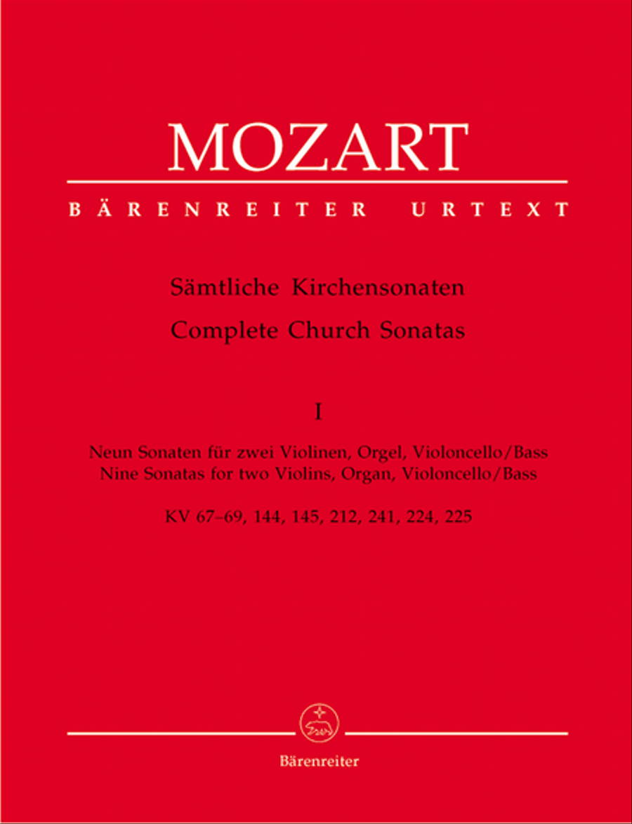 Samtliche Kirchensonaten, Heft 1 Cello scores gallery preview page 1