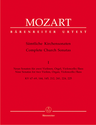 Book cover for Samtliche Kirchensonaten, Heft 1