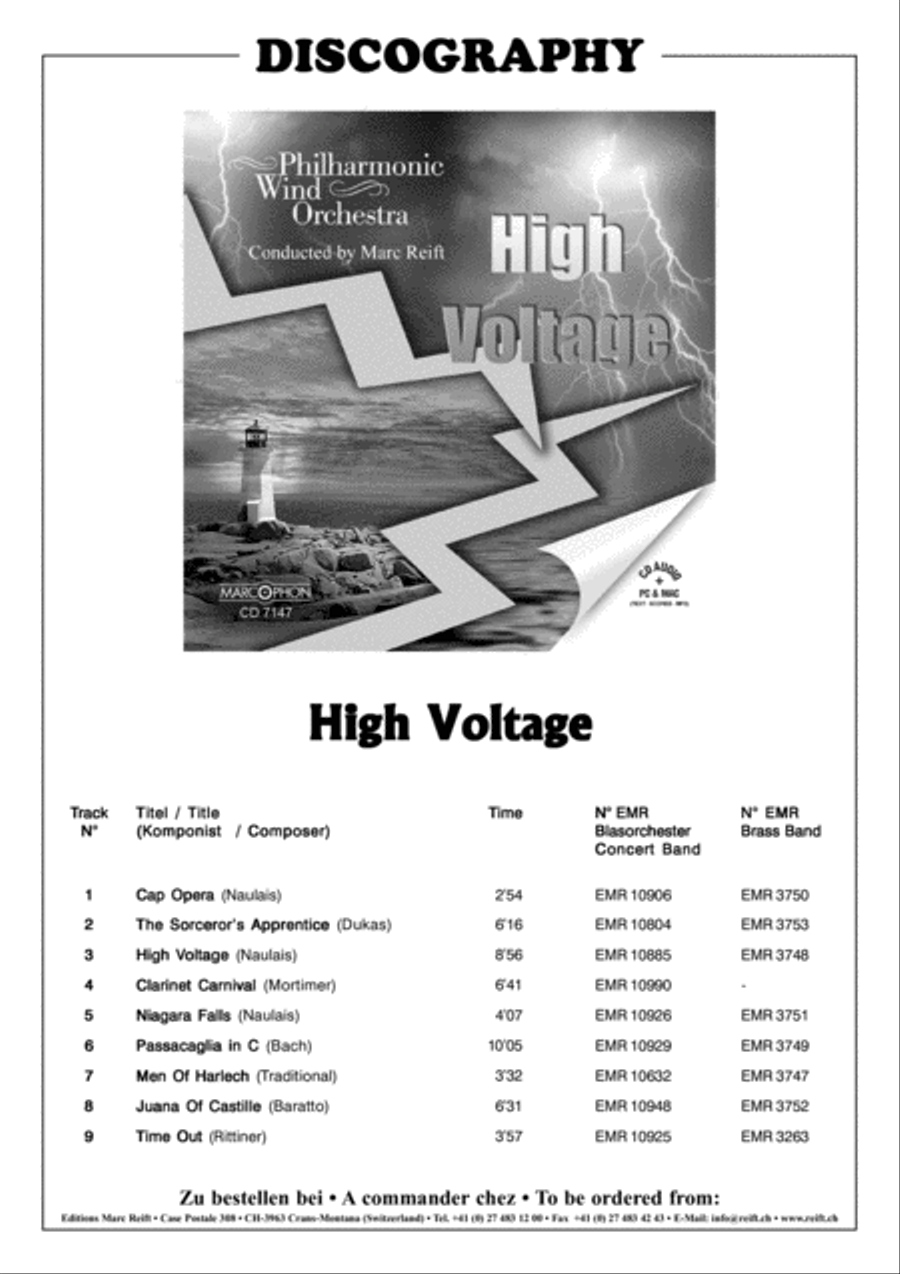 Niagara Falls Concert Band scores gallery preview page 3