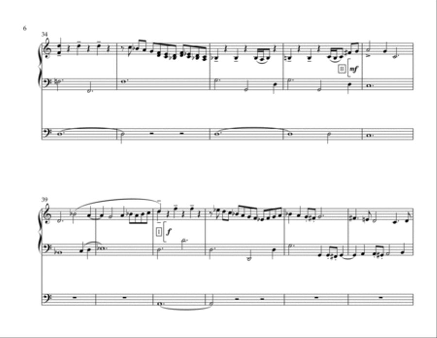 Little Dance Pieces for Organ Organ Solo scores gallery preview page 6