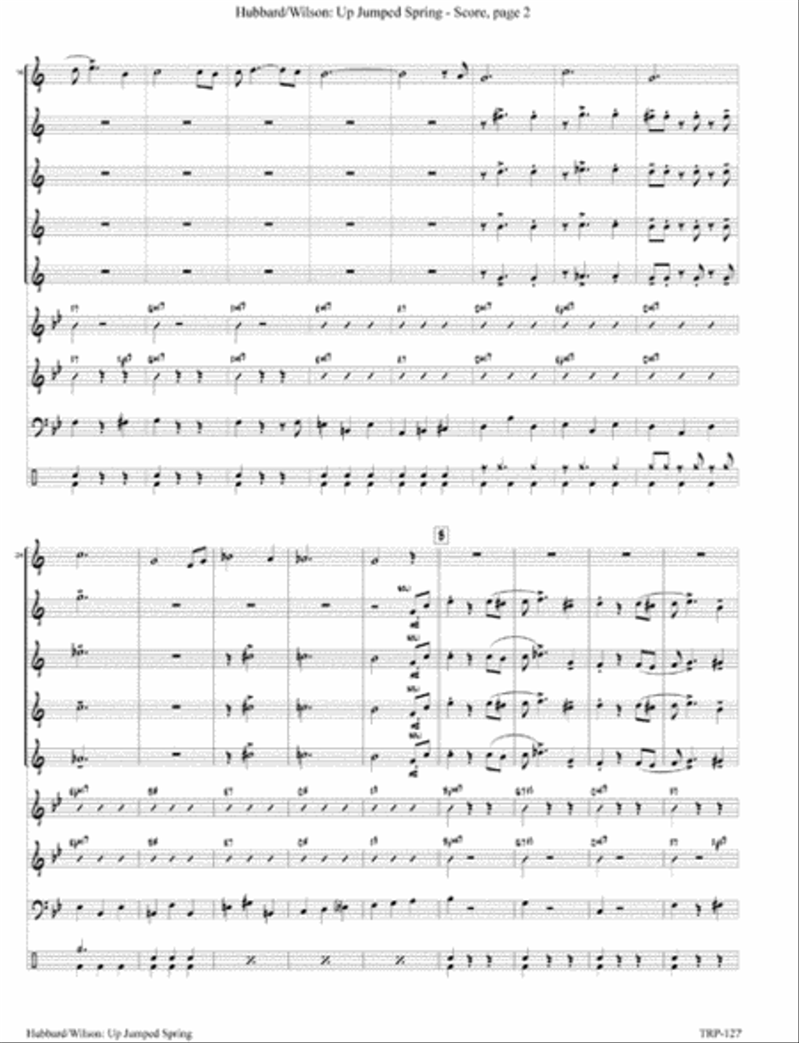 Up Jumped Spriing Up Jumped Spriing Small Ensemble scores gallery preview page 3