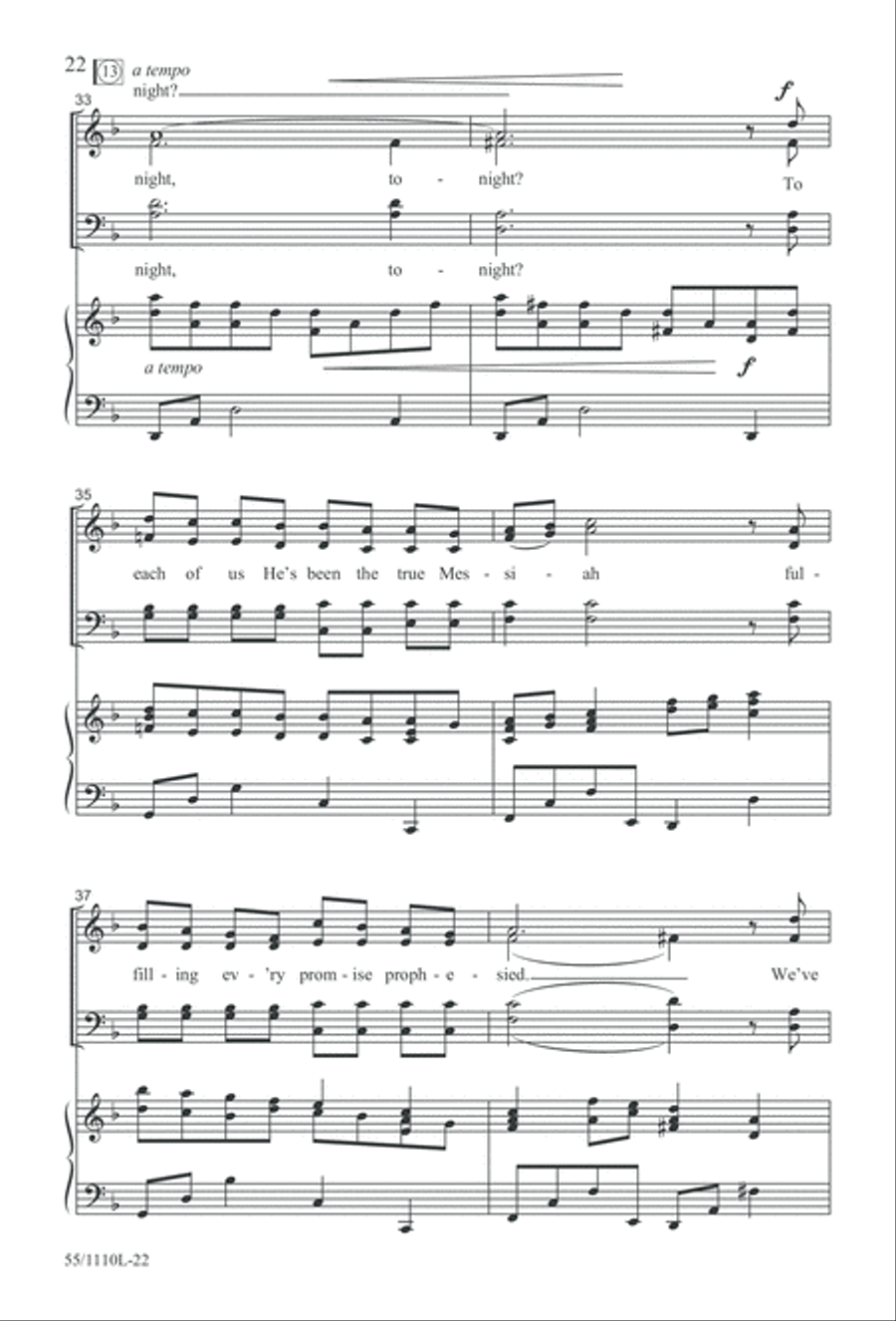 The Living Last Supper 4-Part scores gallery preview page 23