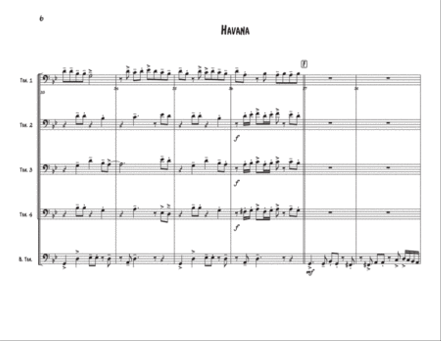 Havana Small Ensemble scores gallery preview page 6