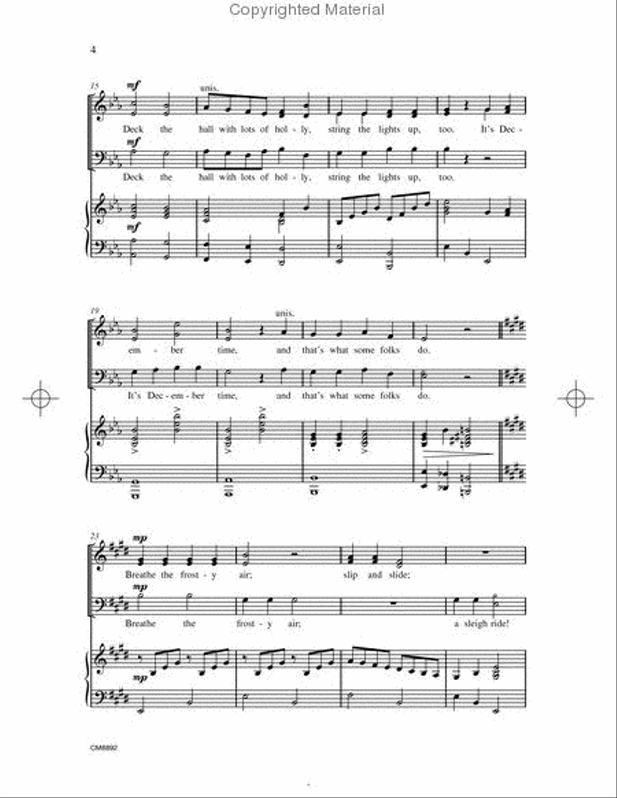 Some Folks' Christmas Some Folks' Christmas 4-Part scores gallery preview page 3