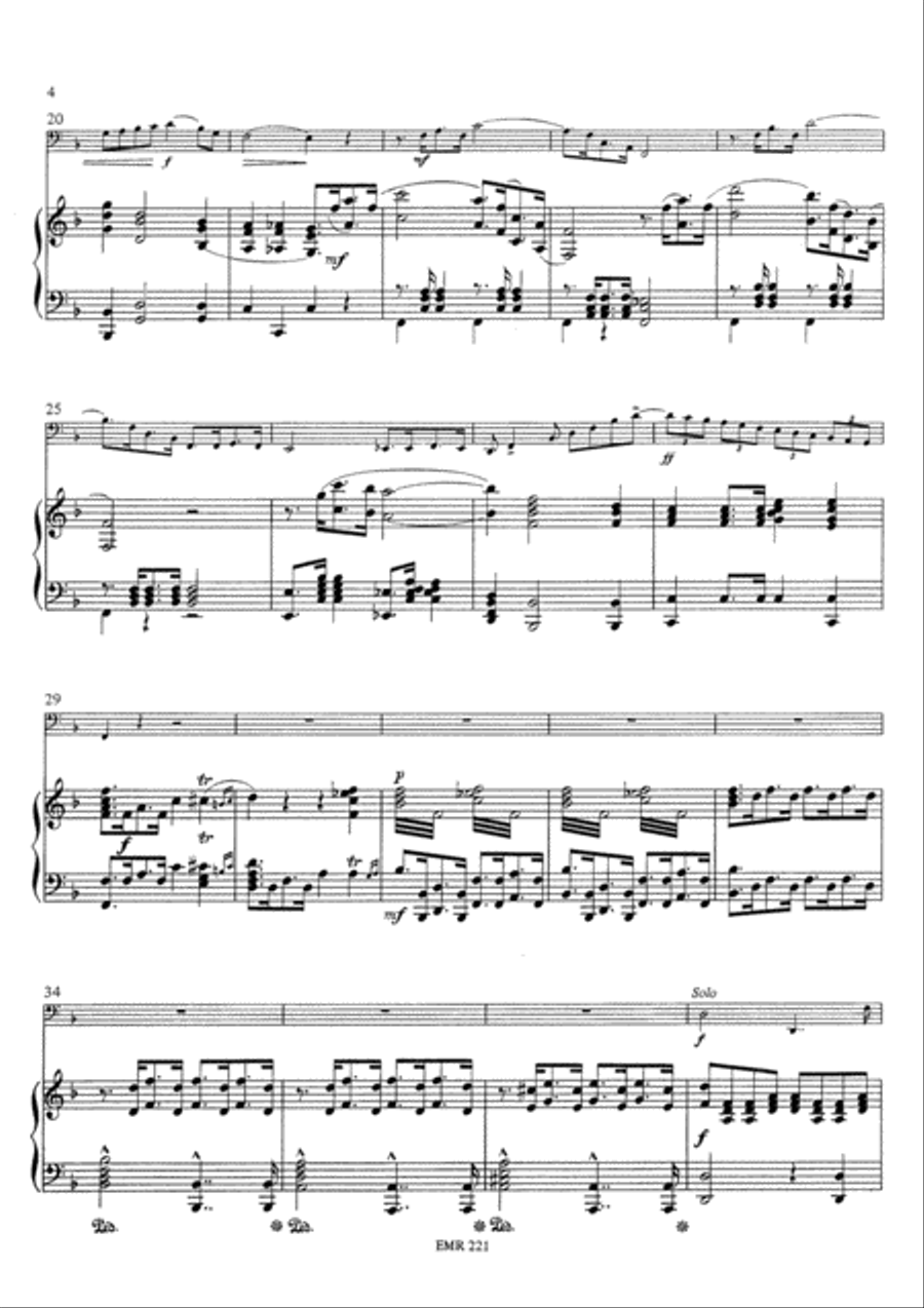 Ernst sachse store concertino trombone