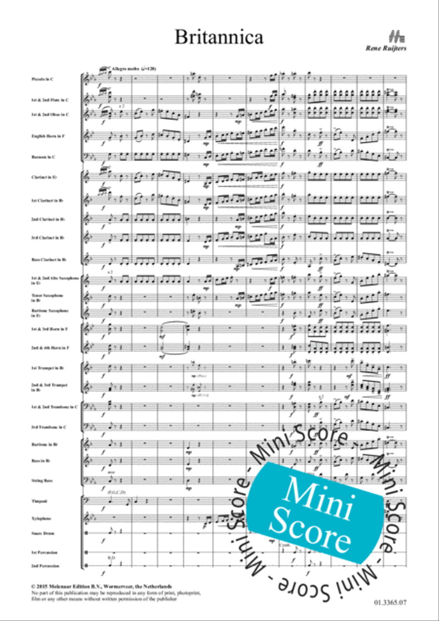 Britannica Britannica Concert Band scores gallery preview page 3