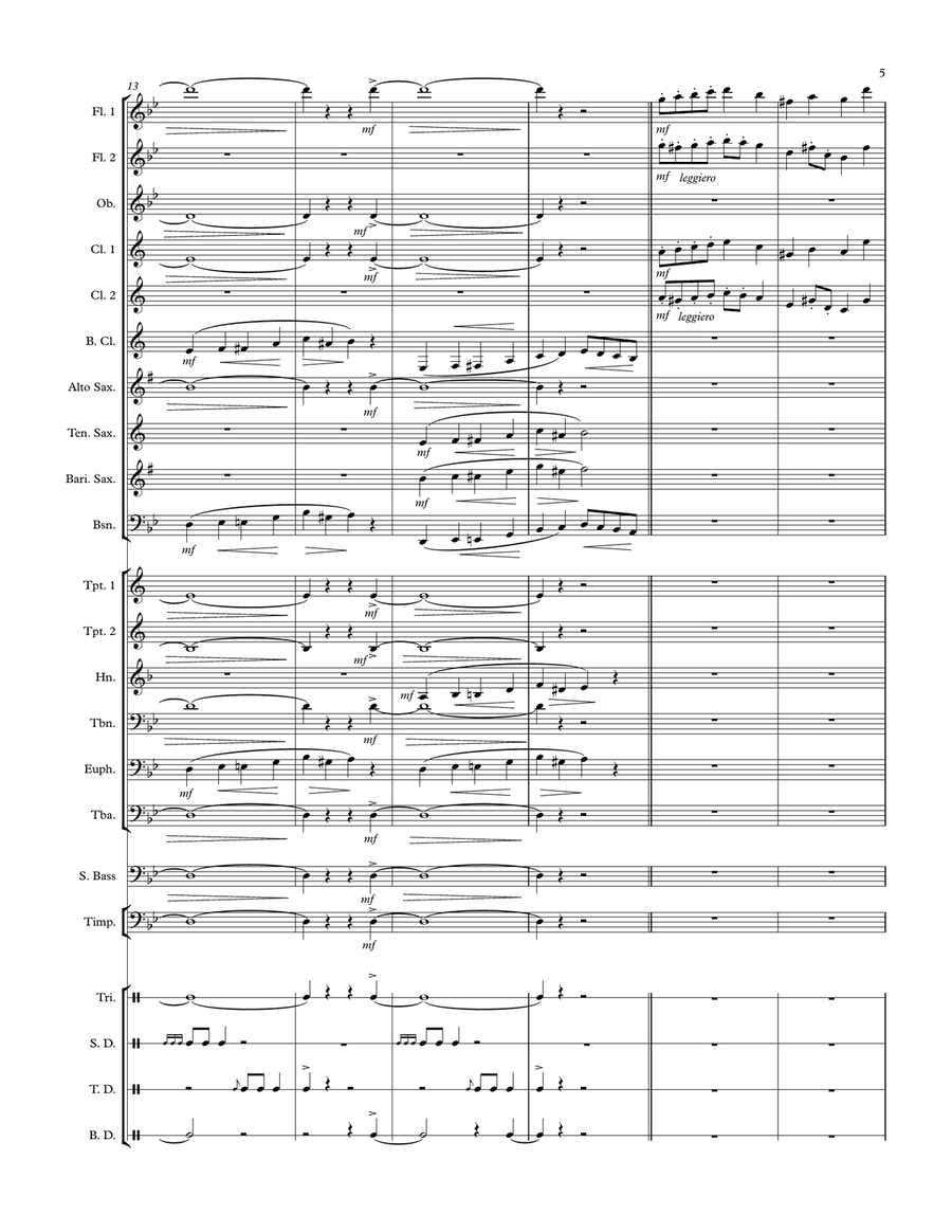Counterbalance Concert Band scores gallery preview page 5