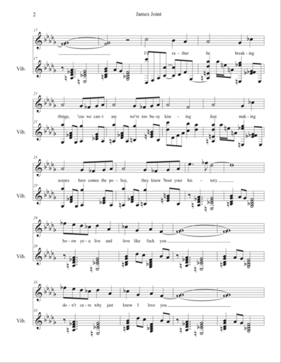 James Joint Voice scores gallery preview page 2