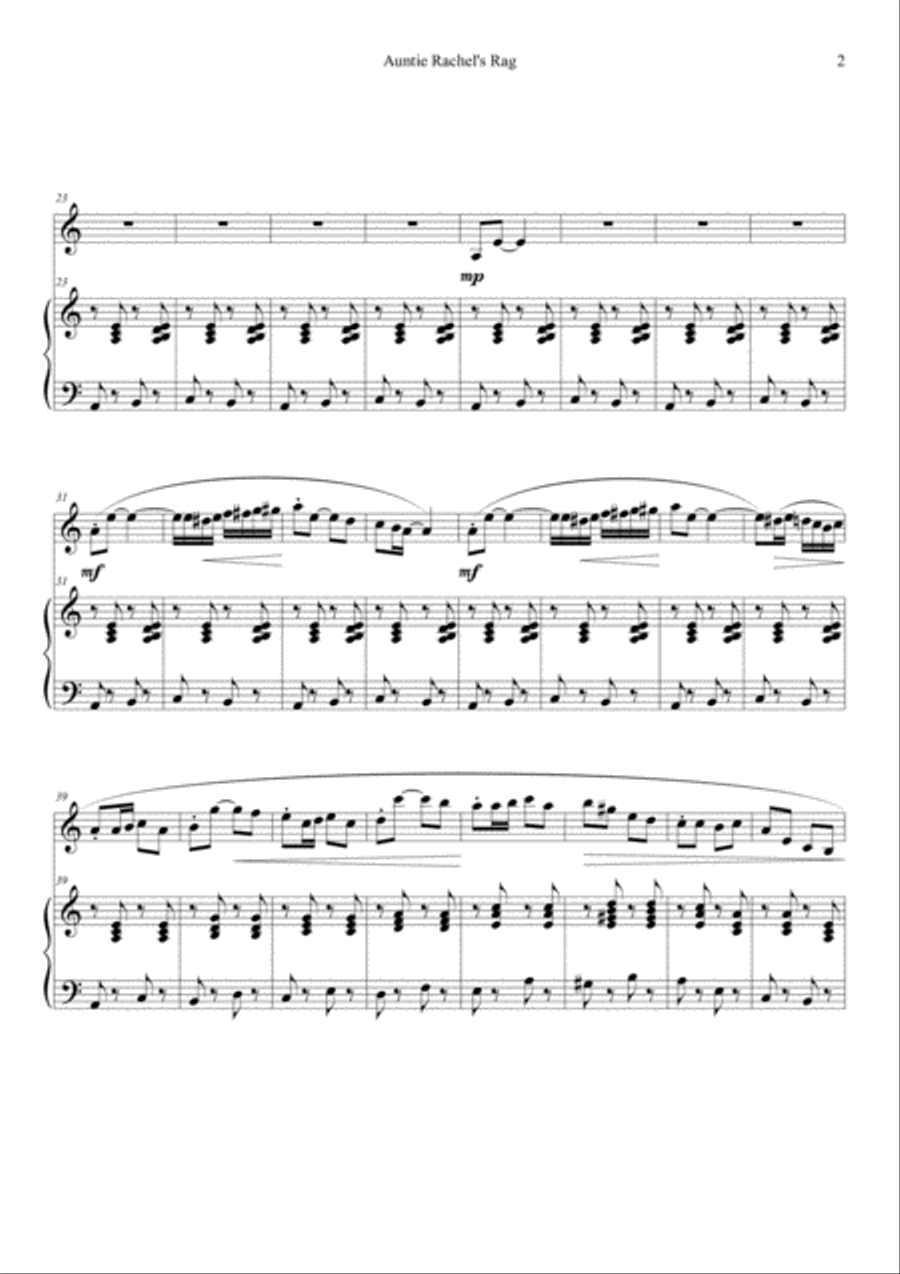 3 Fun Melodies for Violin and Piano Violin Solo scores gallery preview page 5