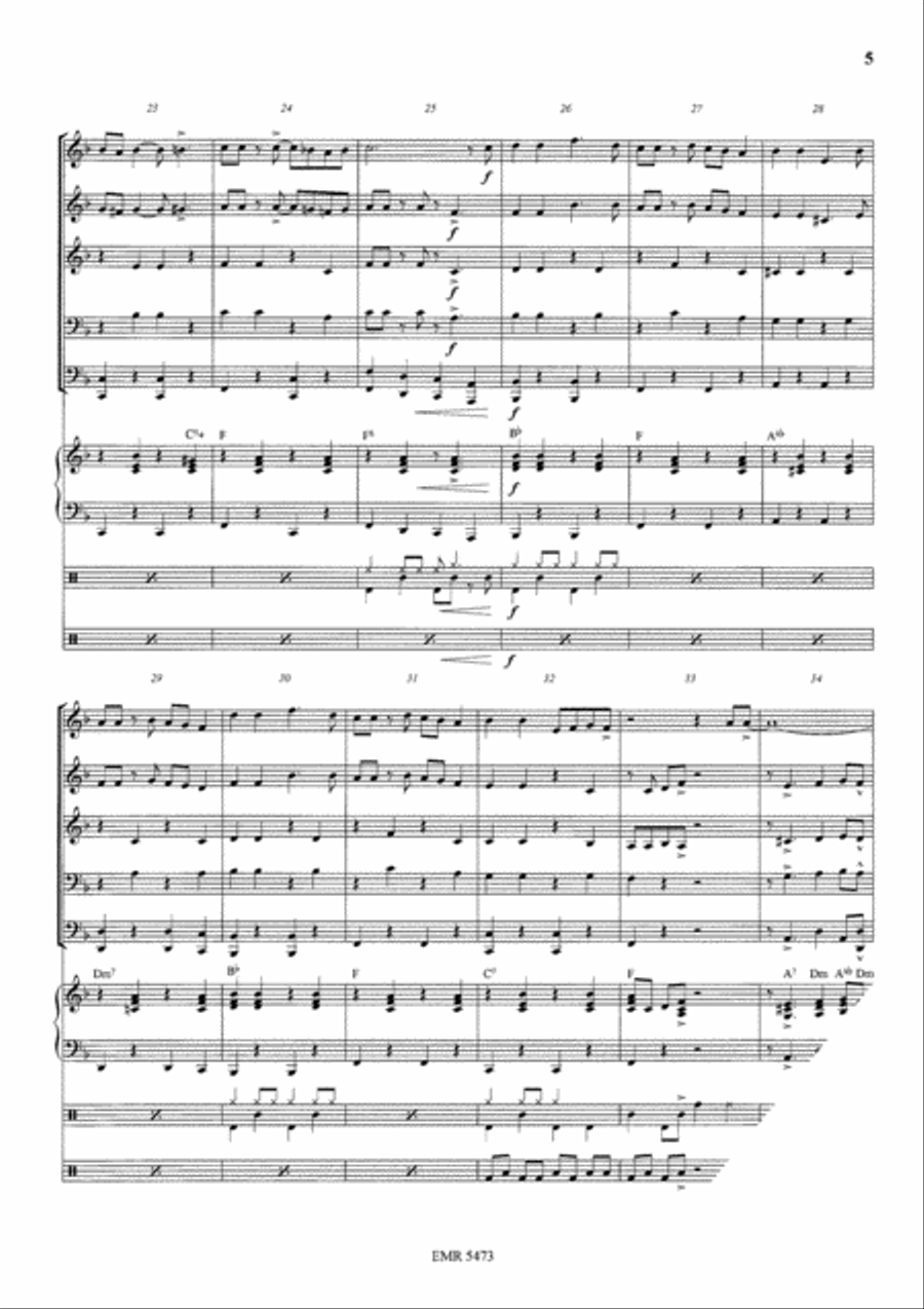 American Patrol Concert Band scores gallery preview page 6