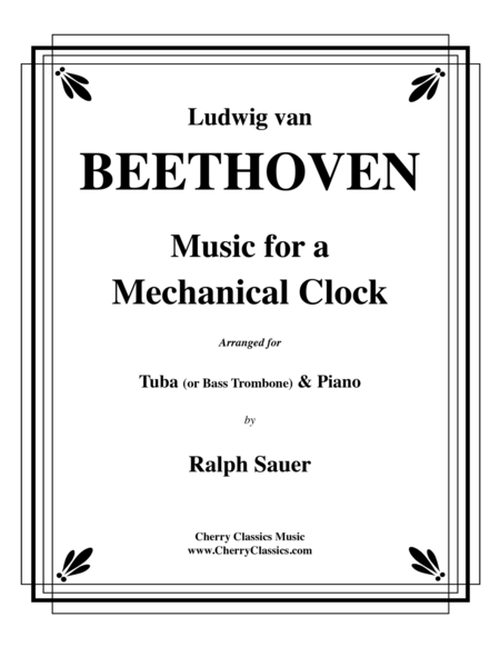 Music for a Mechanical Clock for Tuba or Bass Tromobne and Piano