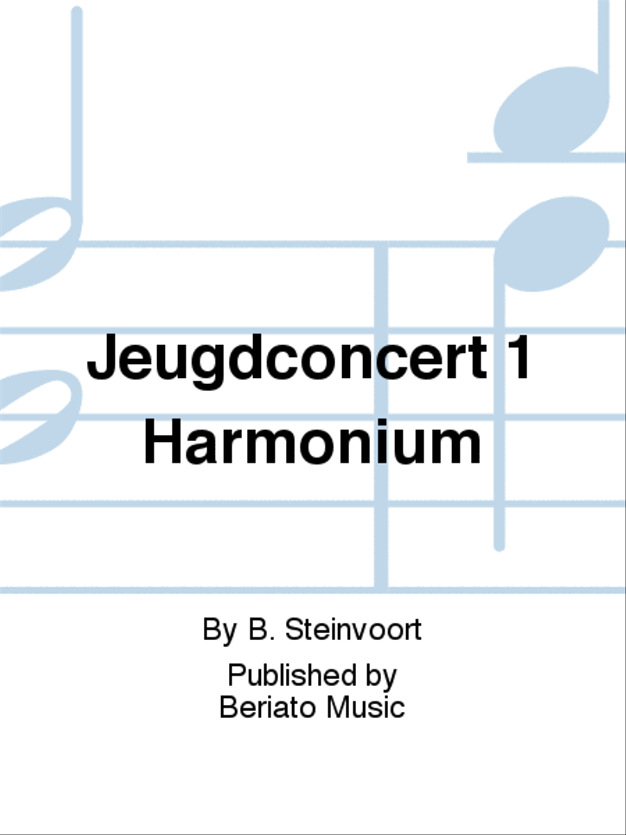 Jeugdconcert 1 Harmonium Jeugdconcert 1 Harmonium Harmonium scores gallery preview page 1