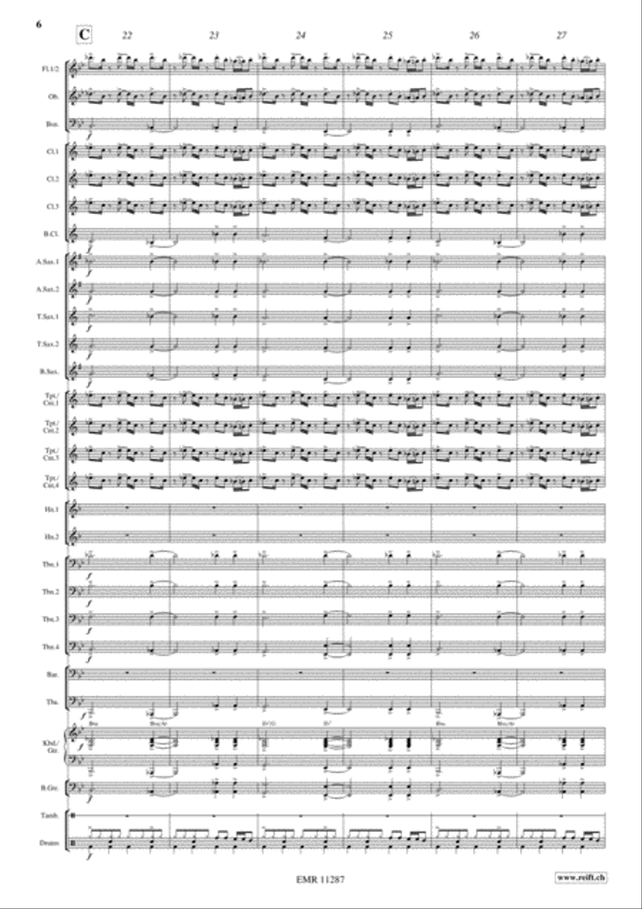 Ghostbusters Concert Band scores gallery preview page 7