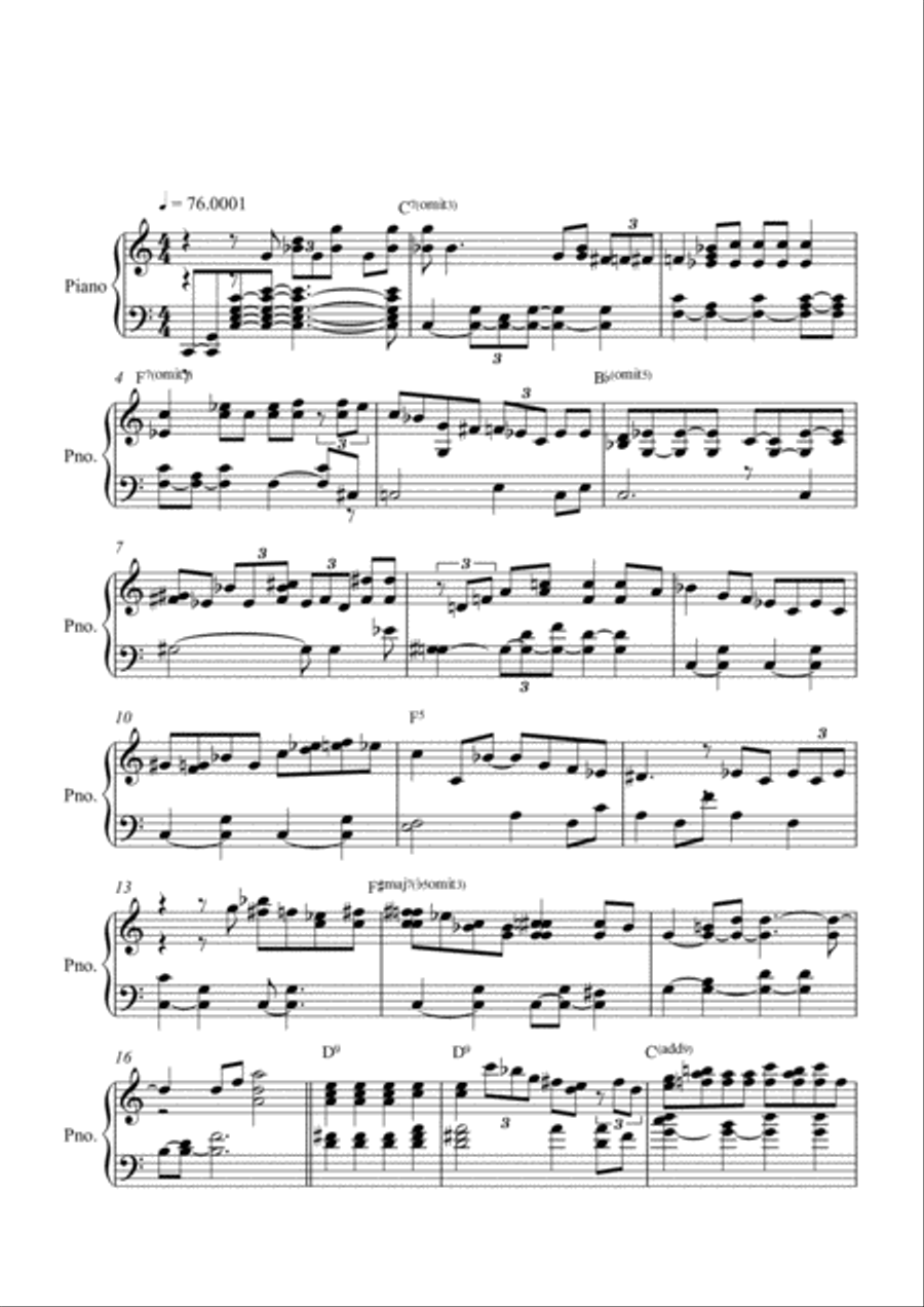 blue2 blue2 Easy Piano scores gallery preview page 2