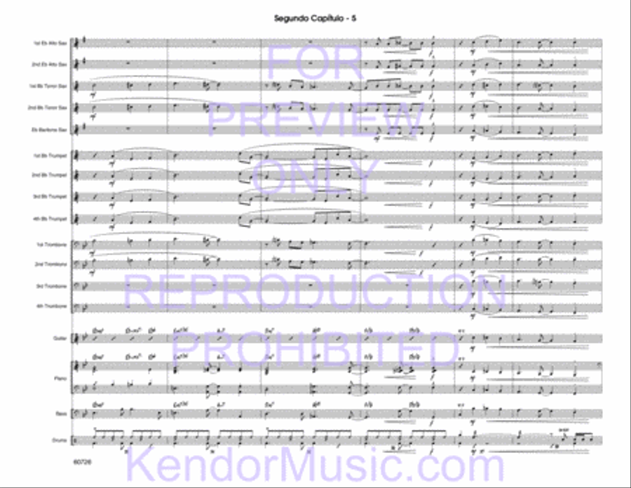 Segundo Capitulo Jazz Ensemble scores gallery preview page 7