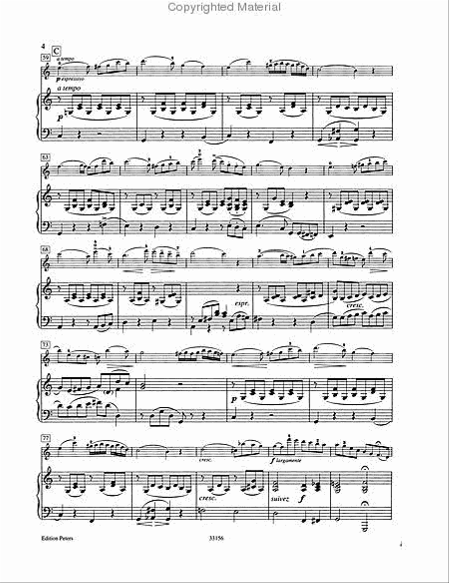 Violin Concerto No. 1 in A minor (Edition for Violin and Piano by the Composer) Violin Solo scores gallery preview page 3
