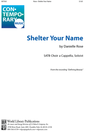 Book cover for Shelter Your Name