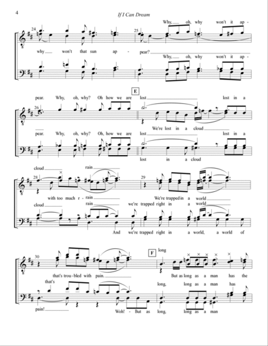 If I Can Dream If I Can Dream TTBB scores gallery preview page 4