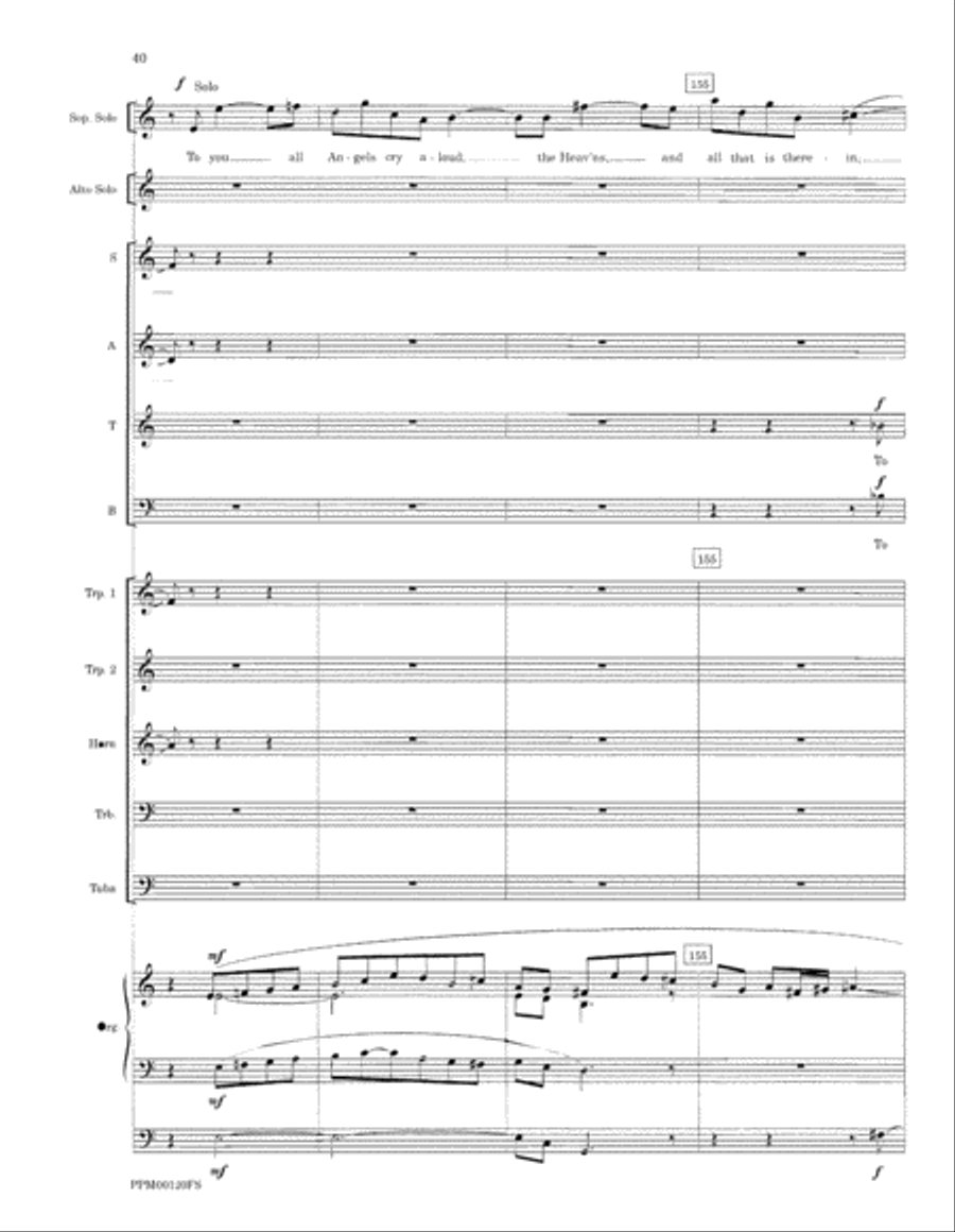 Transfiguration: An Ecumenical Mass - Full Score Divisi scores gallery preview page 43