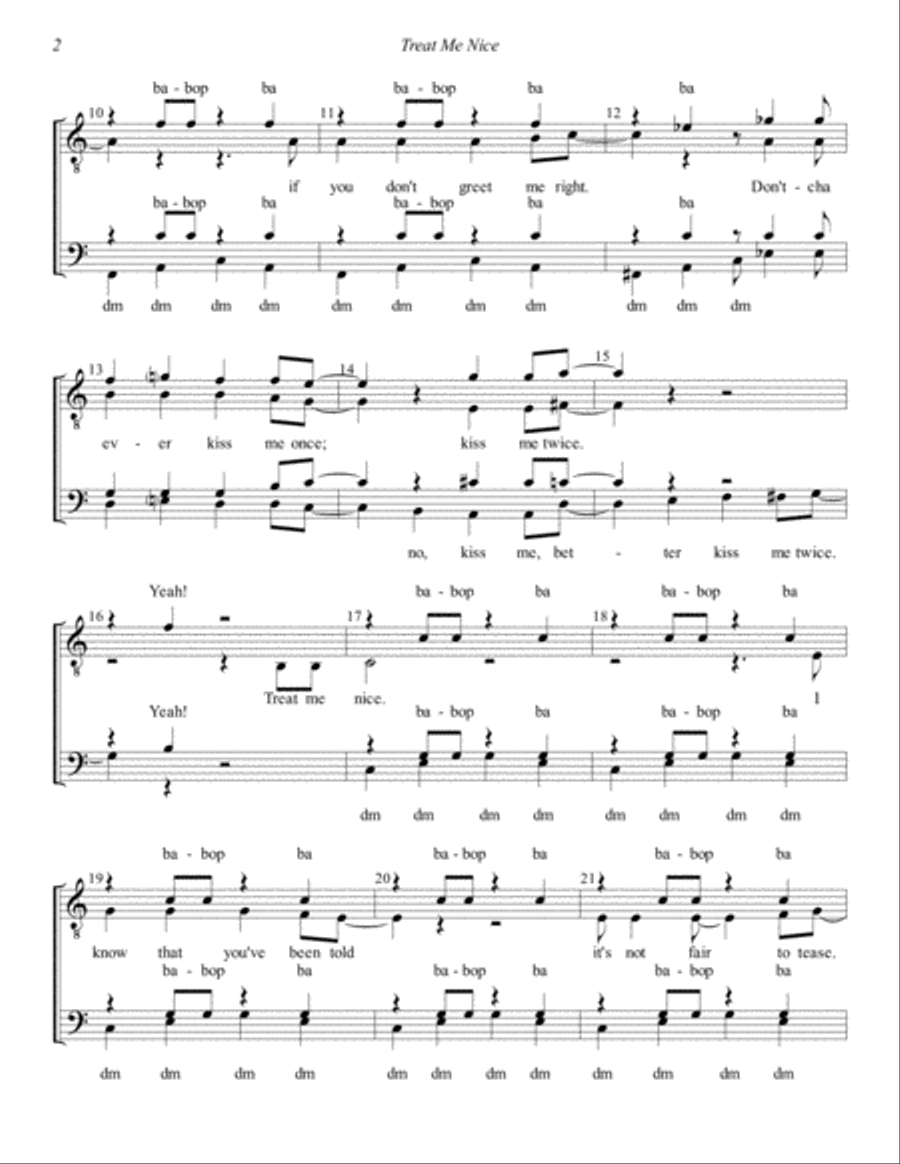 Treat Me Nice TTBB scores gallery preview page 2