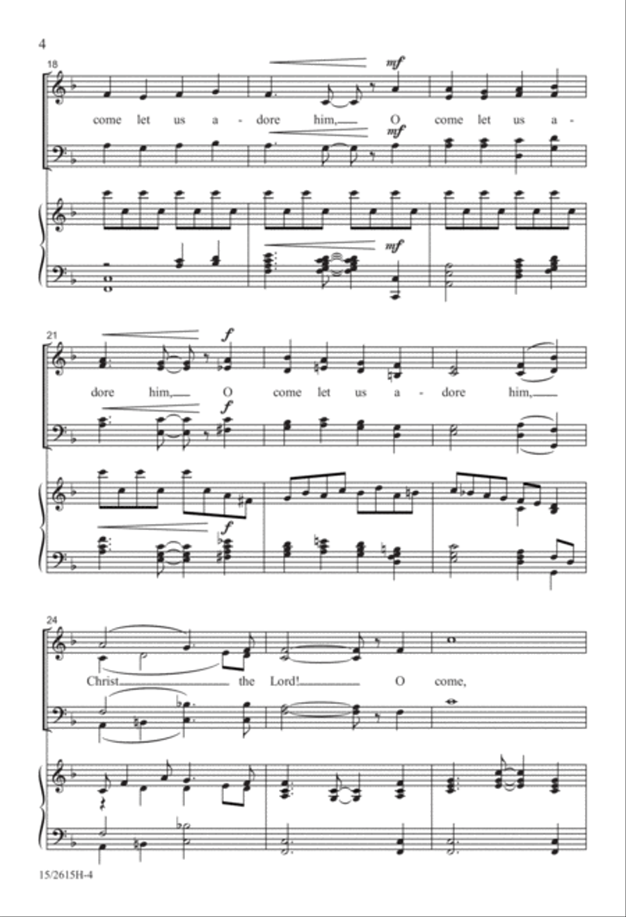 Rejoice! Rejoice! 4-Part scores gallery preview page 4