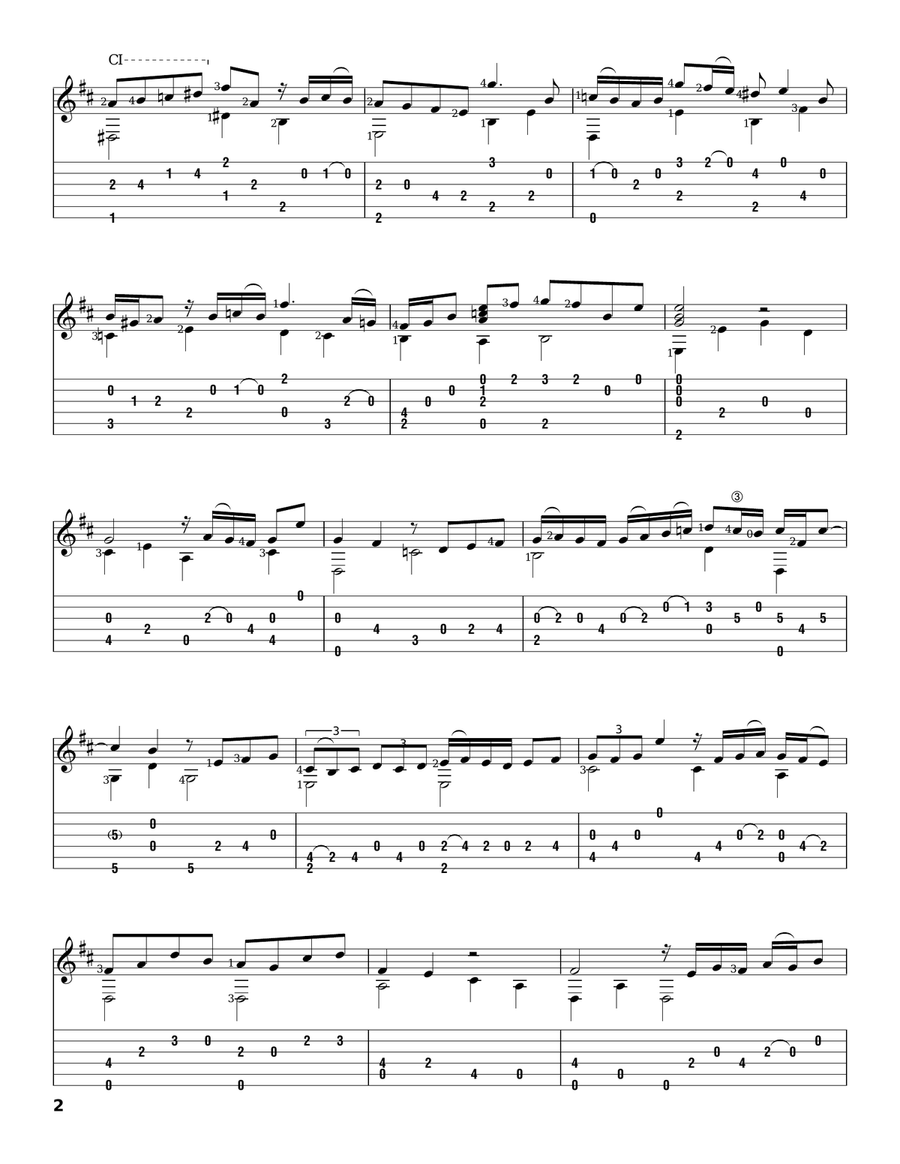 Arioso Arioso Acoustic Guitar scores gallery preview page 2