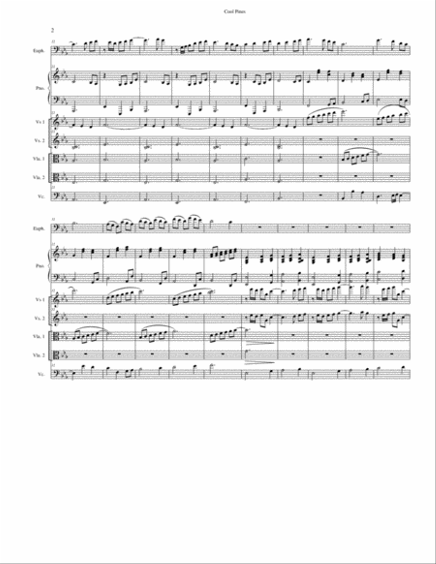 Cool Pines Cool Pines Small Ensemble scores gallery preview page 2