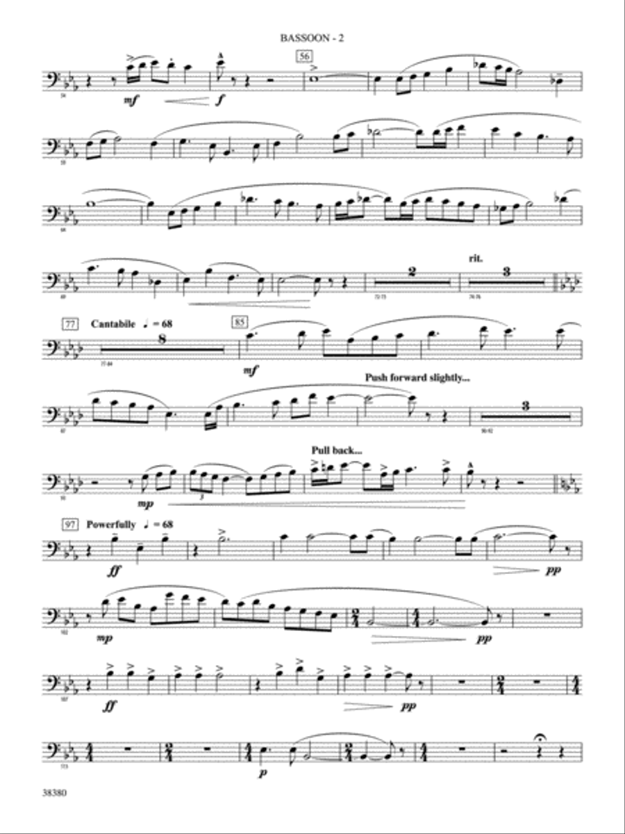 And in the End It Was Earth: Bassoon Concert Band scores gallery preview page 2