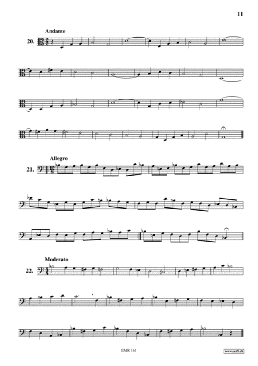 Studies in all Clefs Trombone Solo scores gallery preview page 9
