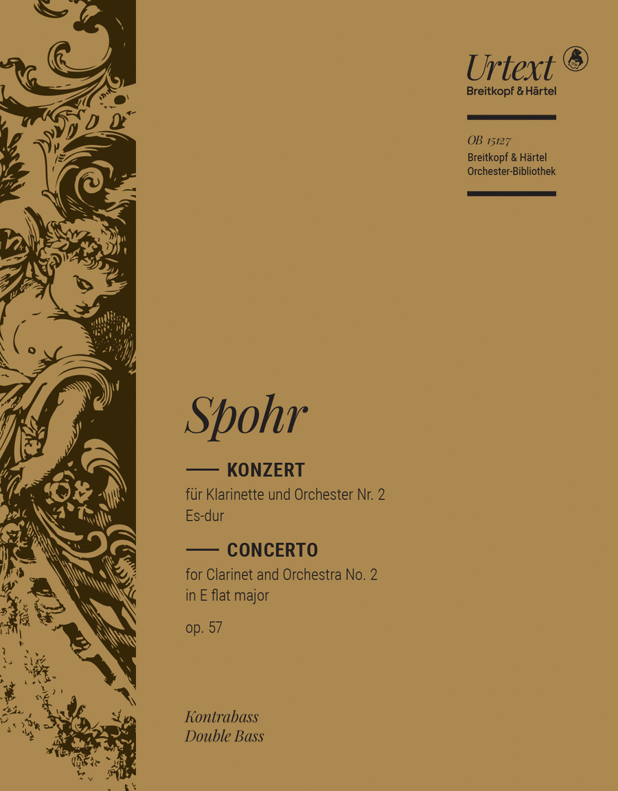 Clarinet Concerto No. 2 in E flat major Op. 57 Orchestra scores gallery preview page 1