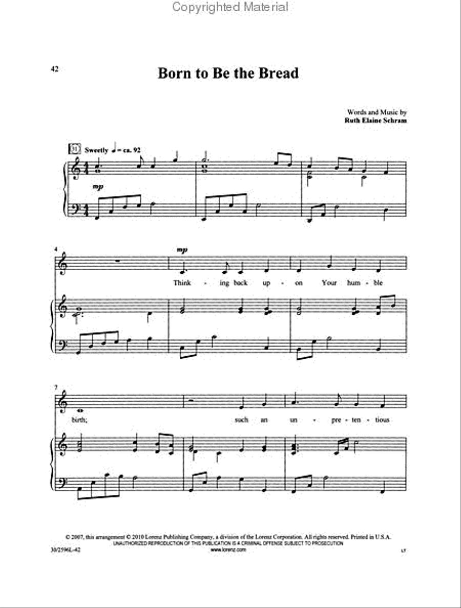 Jesus, Christmas Treasure Medium Voice scores gallery preview page 4