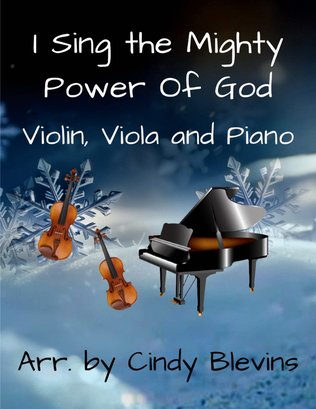 Book cover for I Sing the Mighty Power Of God, for Violin, Viola and Piano