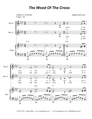 The Wood Of The Cross (2 solos with SATB)