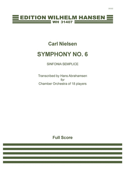 Symphony No.6 'Sinfonia Semplice'