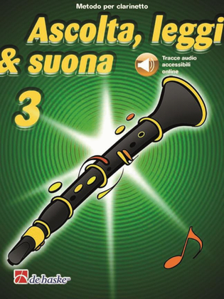 Book cover for Ascolta, leggi & suona 3 clarinetto
